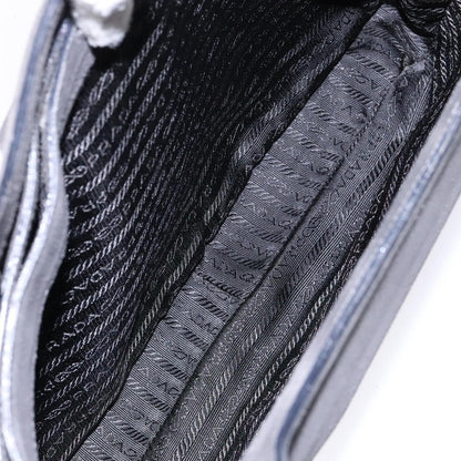 Prada Vintage Tote Suede, GRAY, SUEDE, Tote bag