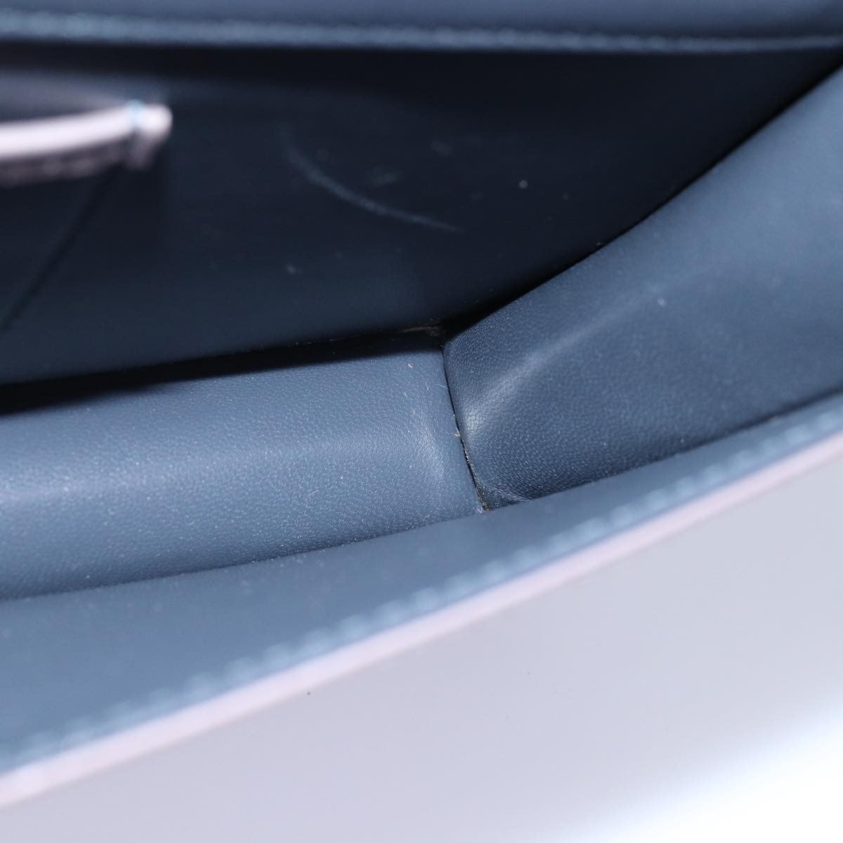 Christian Dior Lady Dior Croisiere Chain Wallet Micro Cannage Metallic Calfskin, PINK, LEATHER, Shoulder bag