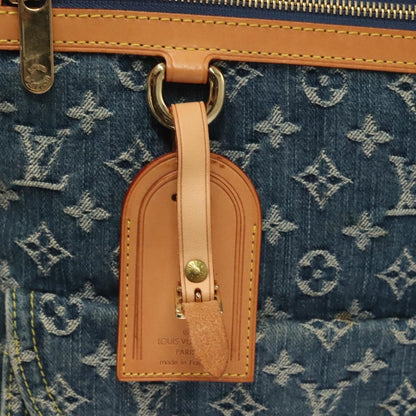 Louis Vuitton Baggy grand modèle Denim, BLUE, DENIM_JEANS, Handbag