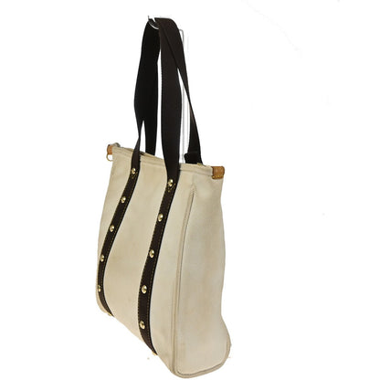 Louis Vuitton Antigua Tote Canvas, WHITE, CANVAS, Tote bag