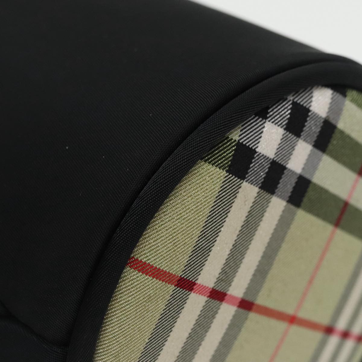 Burberry Vanity pouch Nylon, BLACK, NYLON, Clutche & pouche