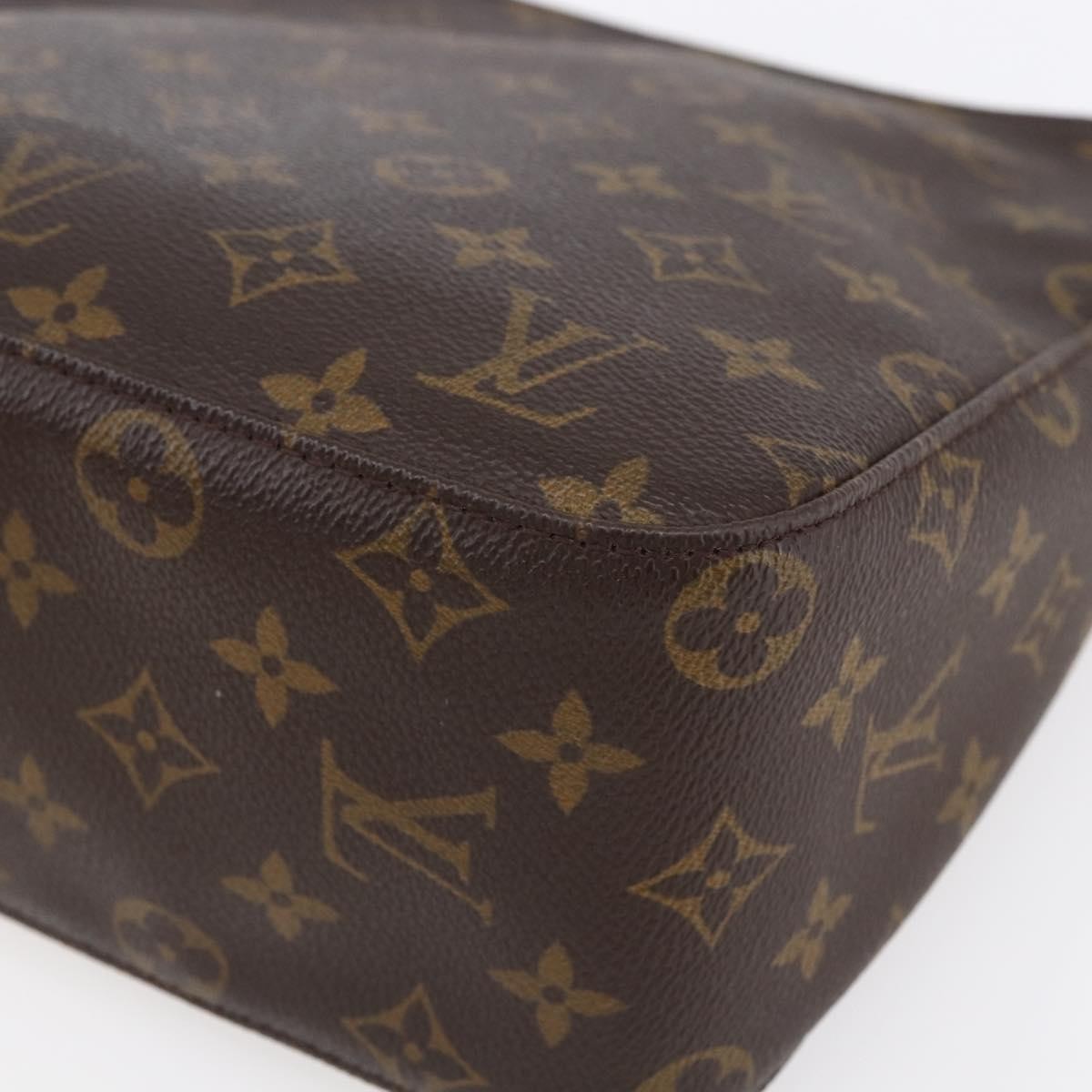 Louis Vuitton Looping Handbag Monogram Canvas, BROWN, CANVAS, Shoulder bag