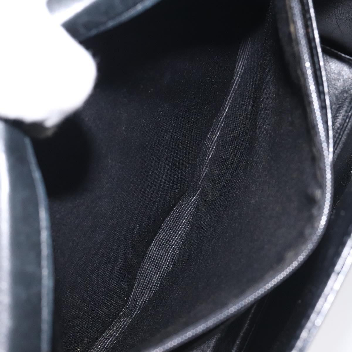 Chanel Vintage CC Box Flap Bag Patent Leather, BLACK, PATENT_LEATHER, Handbag