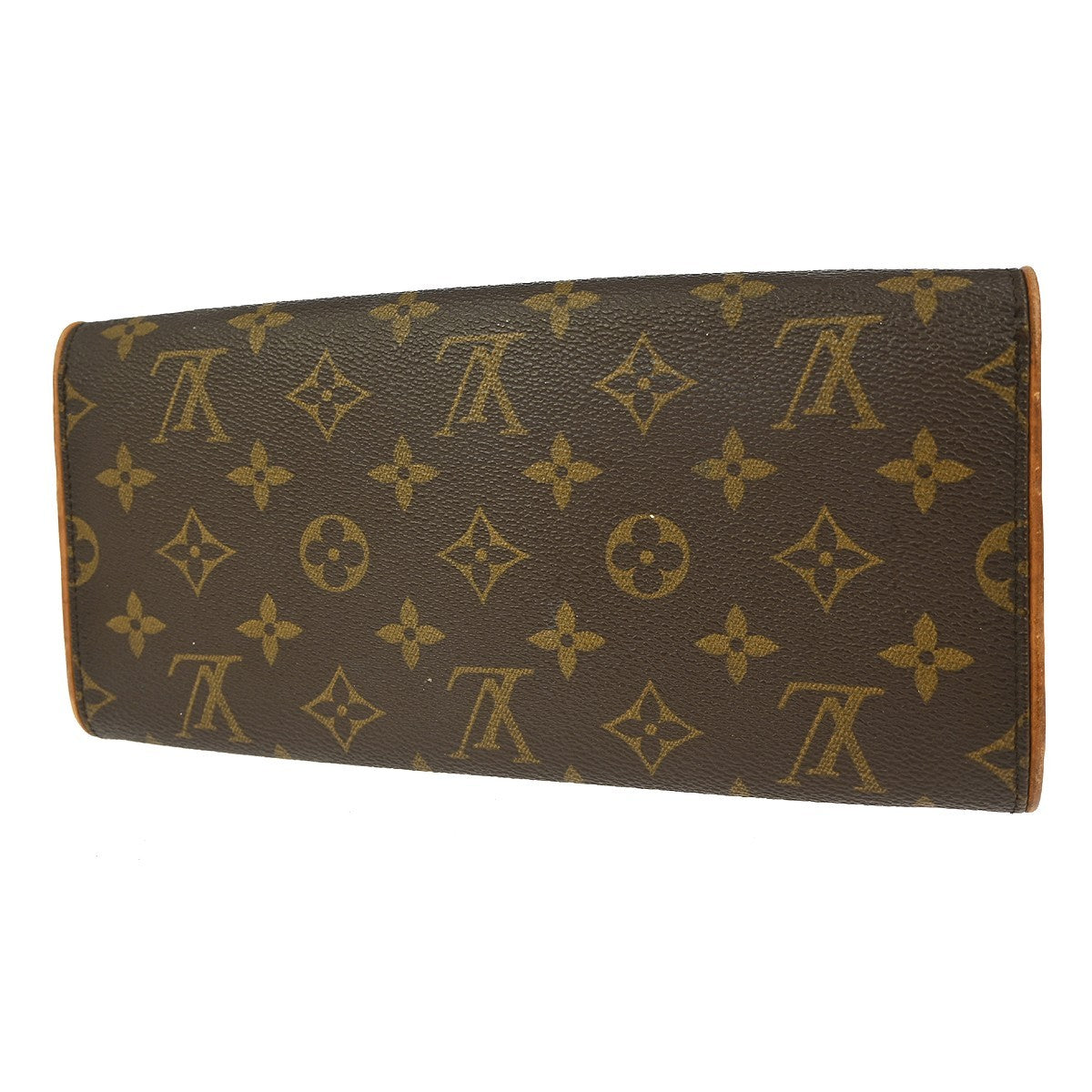 Louis Vuitton Twin Handbag Monogram Canvas, BROWN, CANVAS, Clutche & pouche