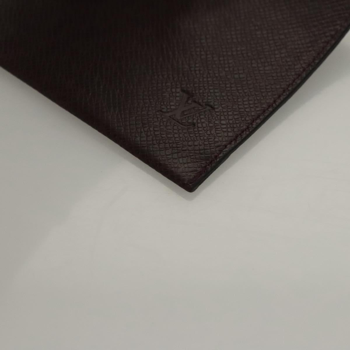 Louis Vuitton Envelope Pouch Epi Leather, BURGUNDY, LEATHER, Clutche & pouche