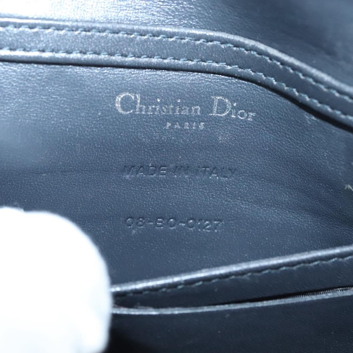 Christian Dior Diorama Wallet on Chain Enamel, SILVER, PATENT_LEATHER, Shoulder bag