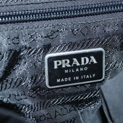 Prada Double Front Pocket Backpack Tessuto, BLACK, NYLON, Backpack
