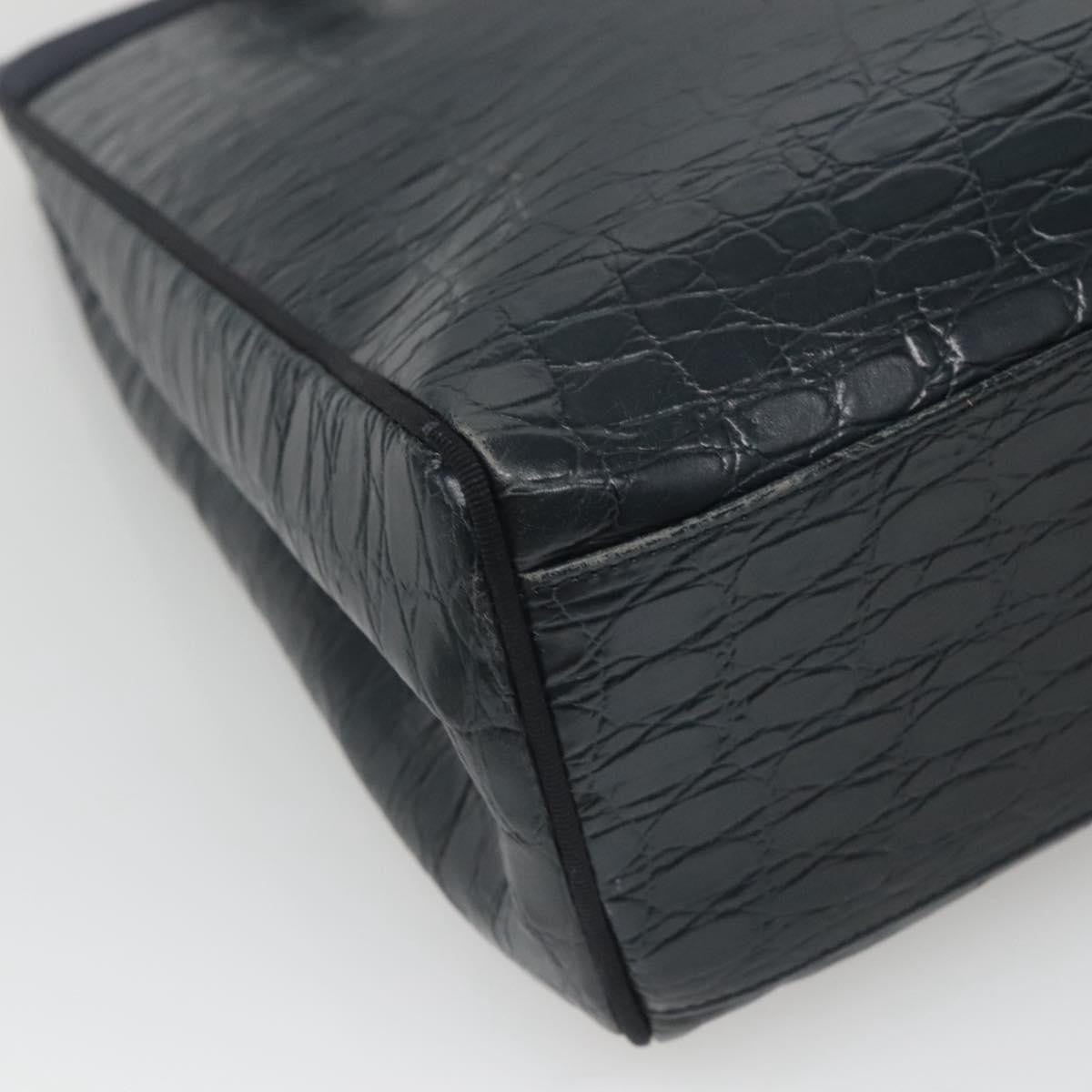 Salvatore Ferragamo Vara shoulder Bag Leather, NAVY, LEATHER, Shoulder bag