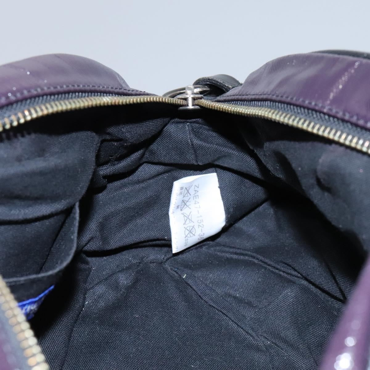 Burberry Blue Label shoulder bag Enamel, PURPLE, PATENT_LEATHER, Shoulder bag
