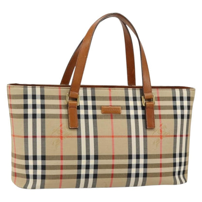 Burberry Nova Check Tote canvas check pattern, BEIGE, CANVAS, Tote bag