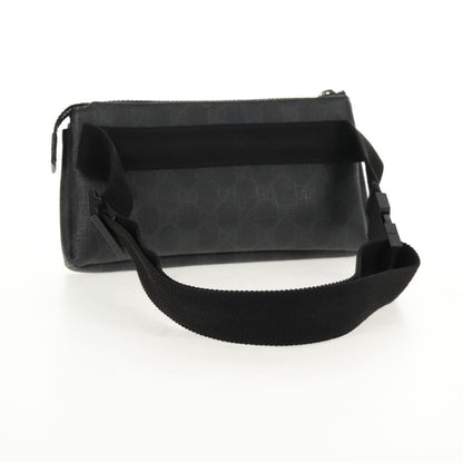 Gucci Waist Bag GG Coated Canvas, BLACK, CANVAS, Shoulder bag