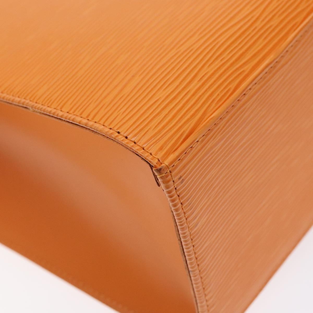 Louis Vuitton Croisette Handbag Epi Leather, ORANGE, LEATHER, Handbag