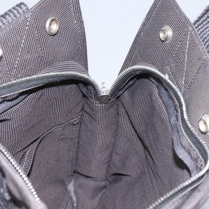 Hermes Herline Backpack Canvas, GRAY, CANVAS, Backpack