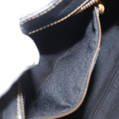 Fendi Pequin Shoulder Bag Canvas, BROWN, PVC, Shoulder bag