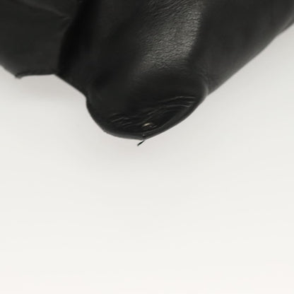 Bottega Veneta Utility Waist Bag Leather with Intrecciato, BLACK, LEATHER, Travel bag