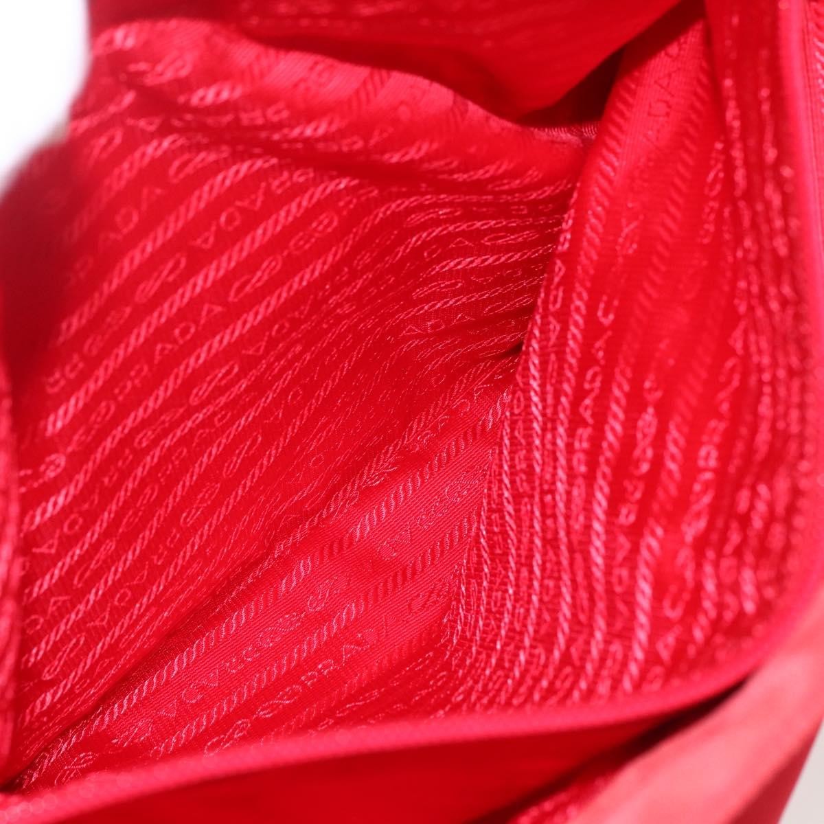 Prada Vintage Zip Tote Tessuto, RED, NYLON, Tote bag