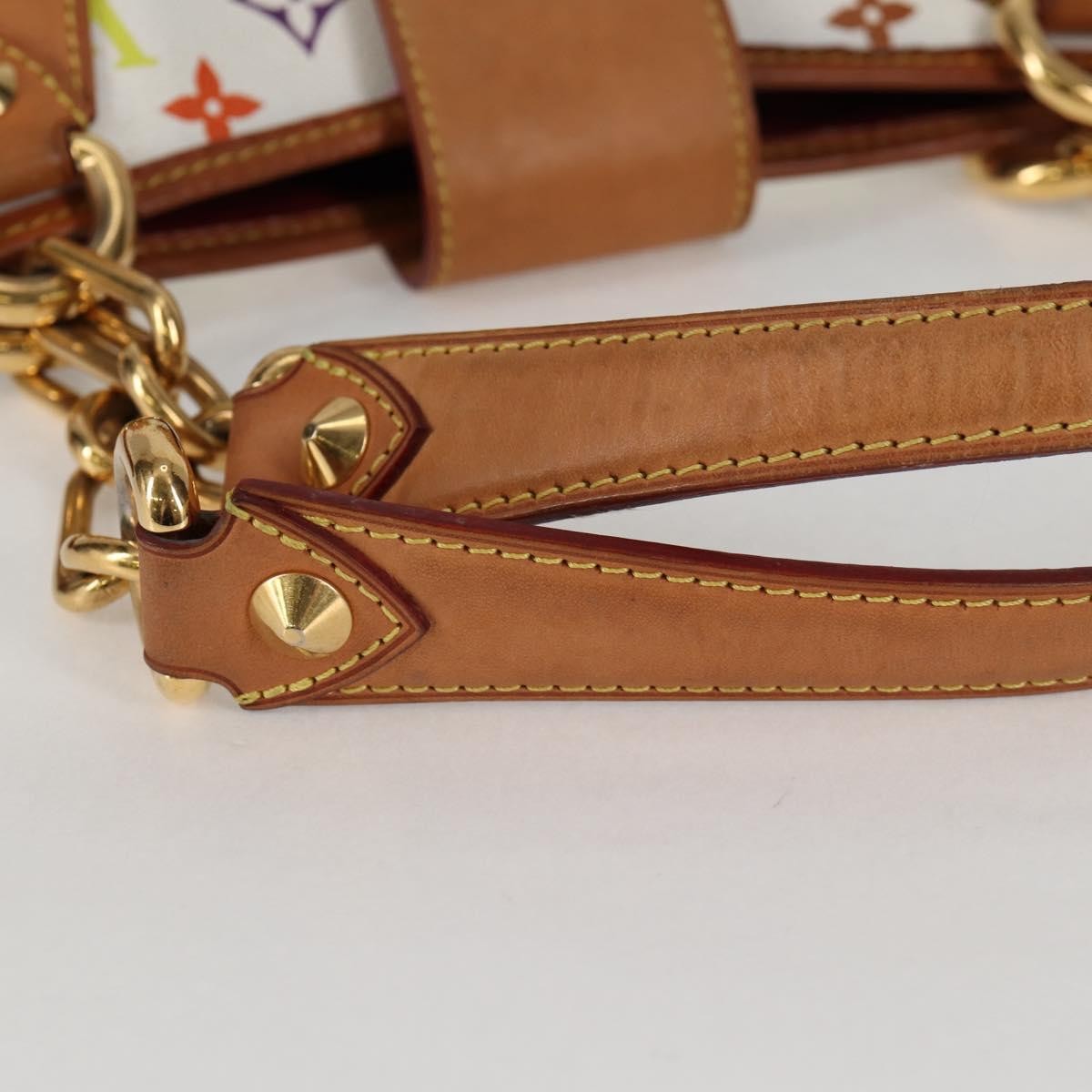 Louis Vuitton Annie Handbag Monogram Multicolor, WHITE, CANVAS, Tote bag