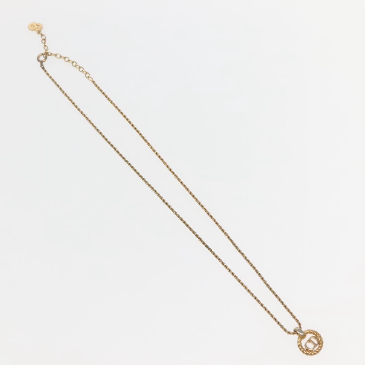 Christian Dior CD Pendant Necklace Gold-plated, GOLD, GOLD_PLATED, Necklace