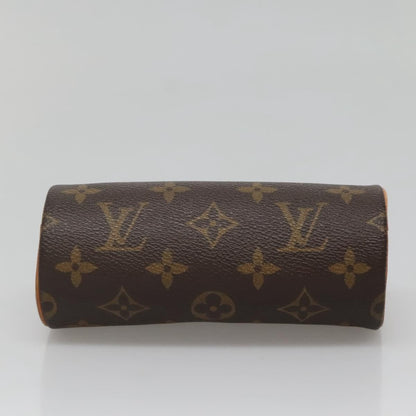 Louis Vuitton Papillon Pochette Monogram Canvas, BROWN, CANVAS, Handbag