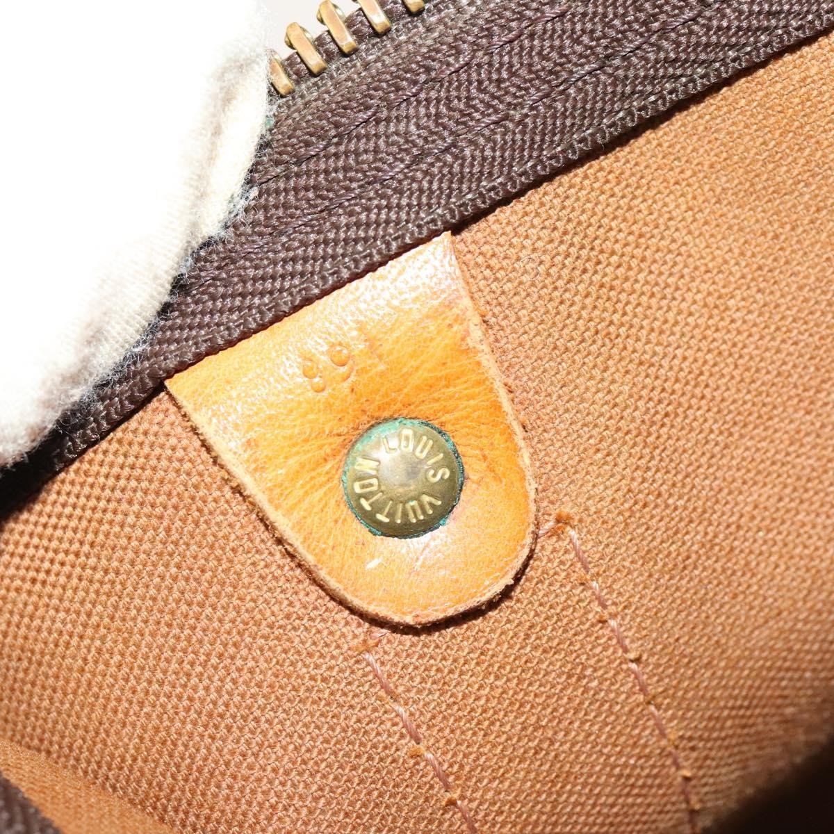 Louis Vuitton Keepall Bandouliere Bag Monogram Canvas, BROWN, CANVAS, Travel bag