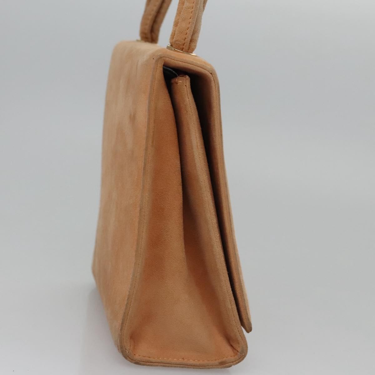 Chanel Flap Crossbody Bag Suede Patchwork, BEIGE, SUEDE, Crossbody bag