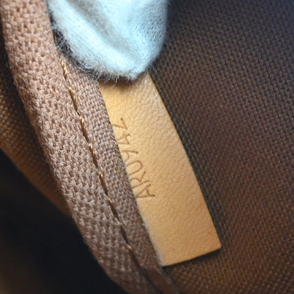 Louis Vuitton Saumur Handbag Monogram Canvas, Brown, Canvas, Shoulder Bag