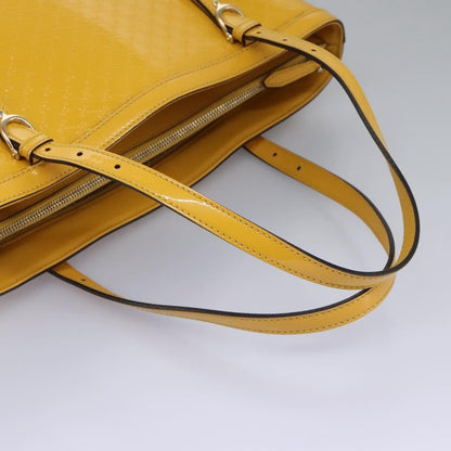 Gucci Nice Tote Microguccissima Patent, YELLOW, PATENT_LEATHER, Tote bag