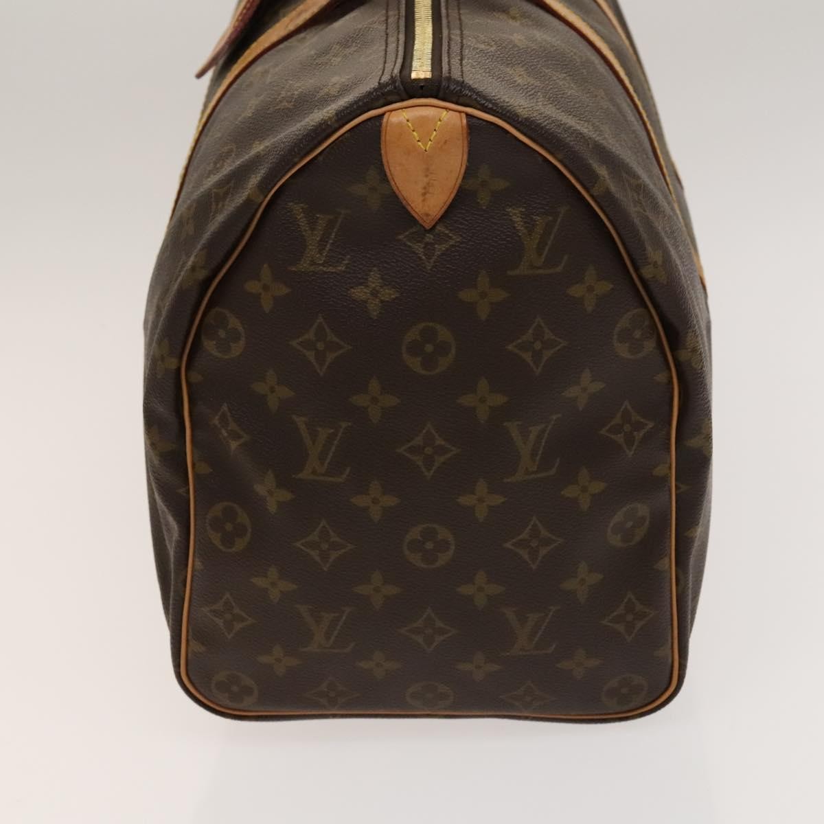 Louis Vuitton Keepall Bag Monogram Canvas, BROWN, CANVAS, Travel bag