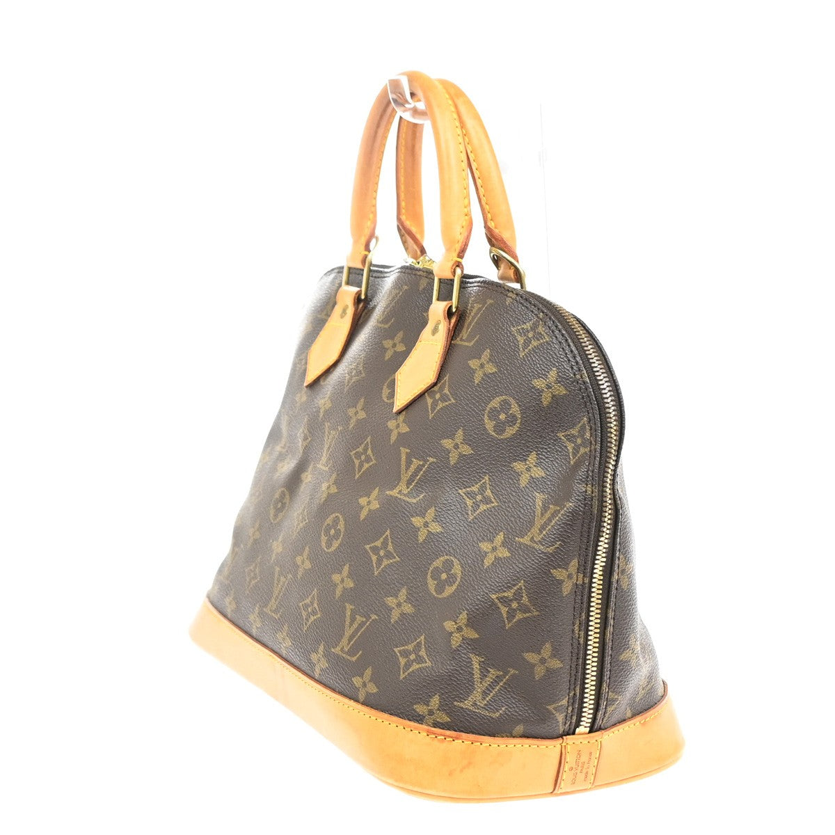 Louis Vuitton Alma Handbag Monogram Canvas, BROWN, CANVAS, Handbag