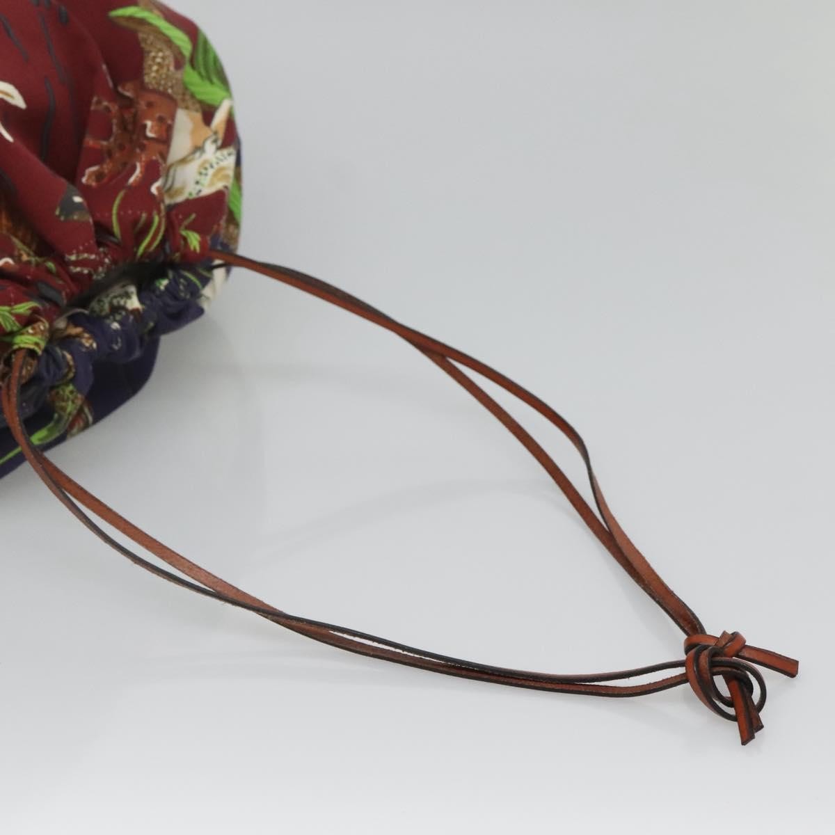 Loewe Paula Drawstring Pouch Printed Canvas, MULTICOLOUR, CANVAS, Handbag