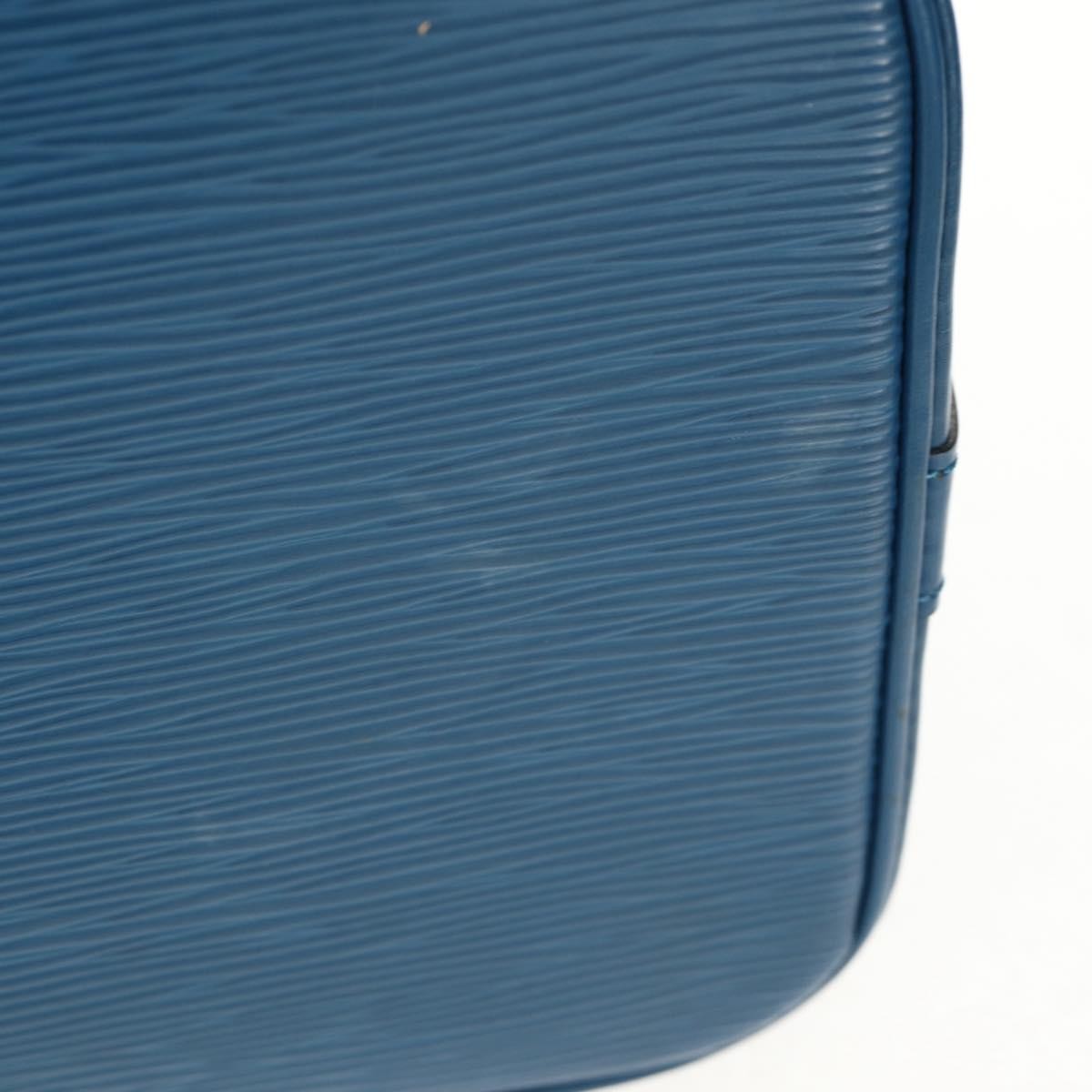 Louis Vuitton Alma Handbag Epi Leather, BLUE, LEATHER, Handbag