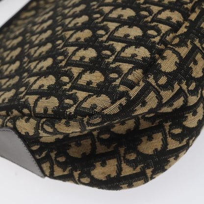 Christian Dior Vintage Trotter Shoulder Bag Canvas, BLACK, CANVAS, Shoulder bag