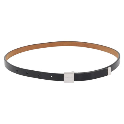 Louis Vuitton Carre Belt Leather, BLACK, LEATHER, Belts