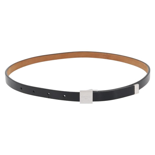 Louis Vuitton Carre Belt Leather, BLACK, LEATHER, Belts