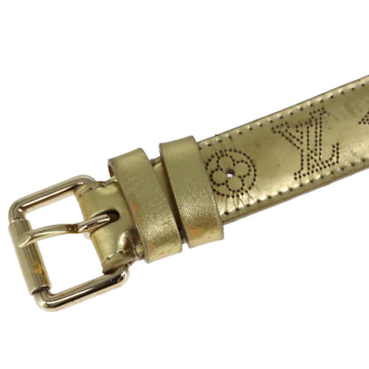 Louis Vuitton Buckle Belt Mahina Leather, GOLD, LEATHER, Belts