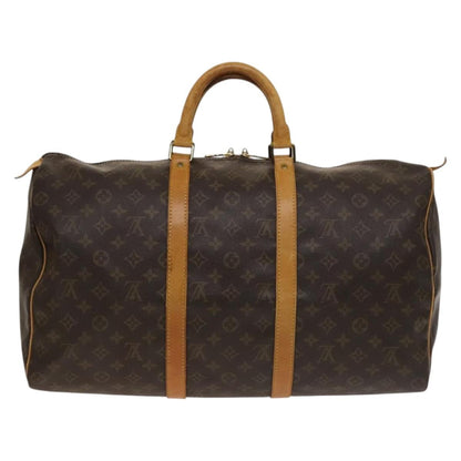 Louis Vuitton Keepall Bag Monogram Canvas, MULTICOLOUR, CANVAS, Travel bag