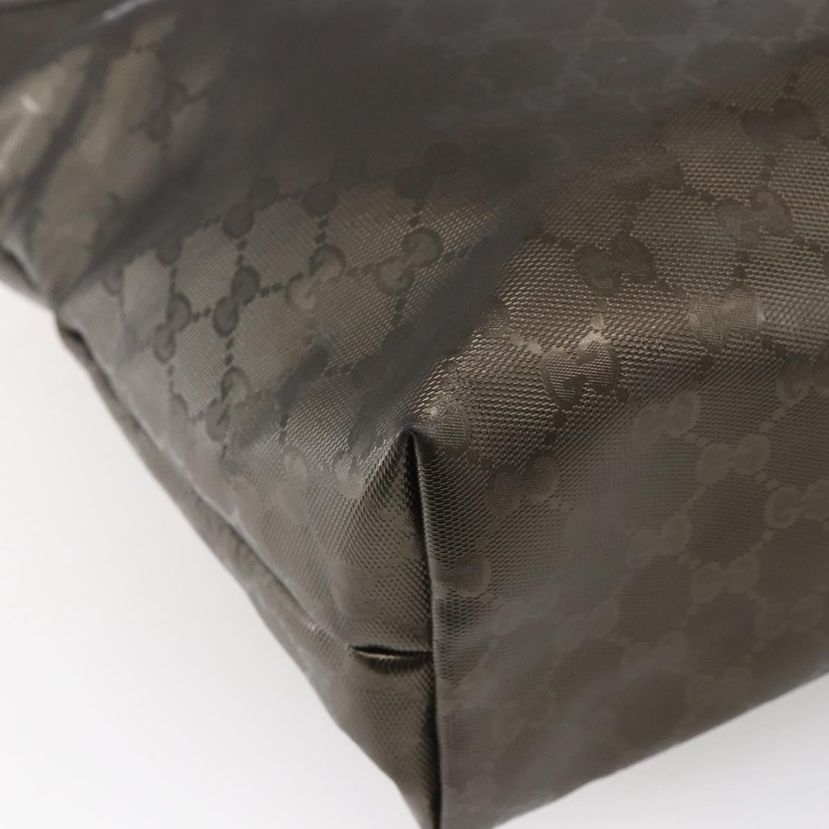 Gucci Plus Tote GG Imprime, SILVER, PVC, Tote bag