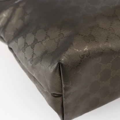 Gucci Plus Tote GG Imprime, SILVER, PVC, Tote bag