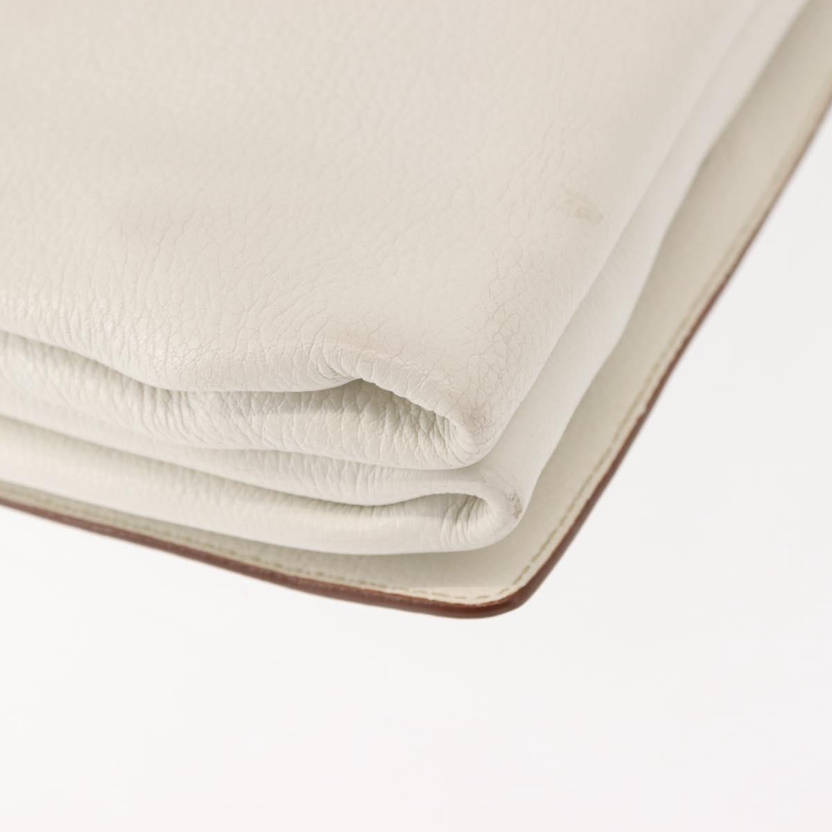 Prada Flap Crossbody Bag Vitello Daino, WHITE, LEATHER, Shoulder bag