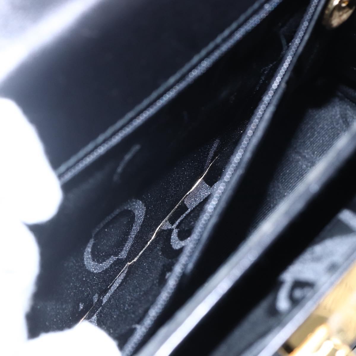 Salvatore Ferragamo Gancini handbag Leather, BLACK, LEATHER, Handbag