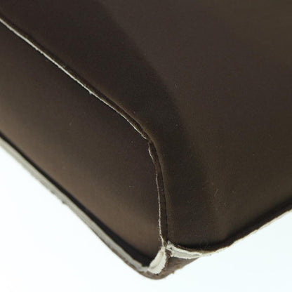 Chanel Vintage Metal Ring Tote Nylon, BROWN, NYLON, Tote bag