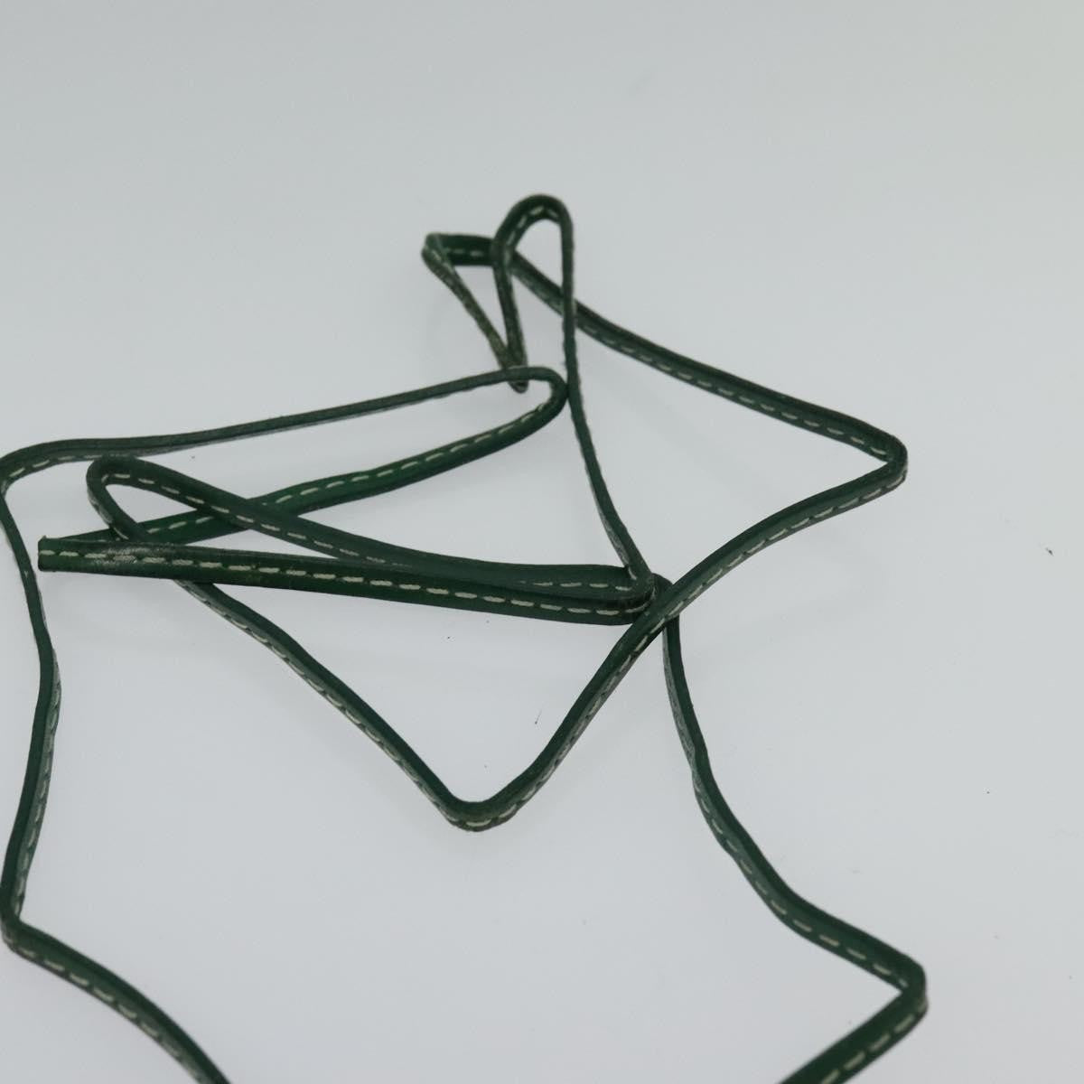 Goyard Goyardine Lanyard ID Holder Coated Canvas, GREEN, PVC, Card Holders