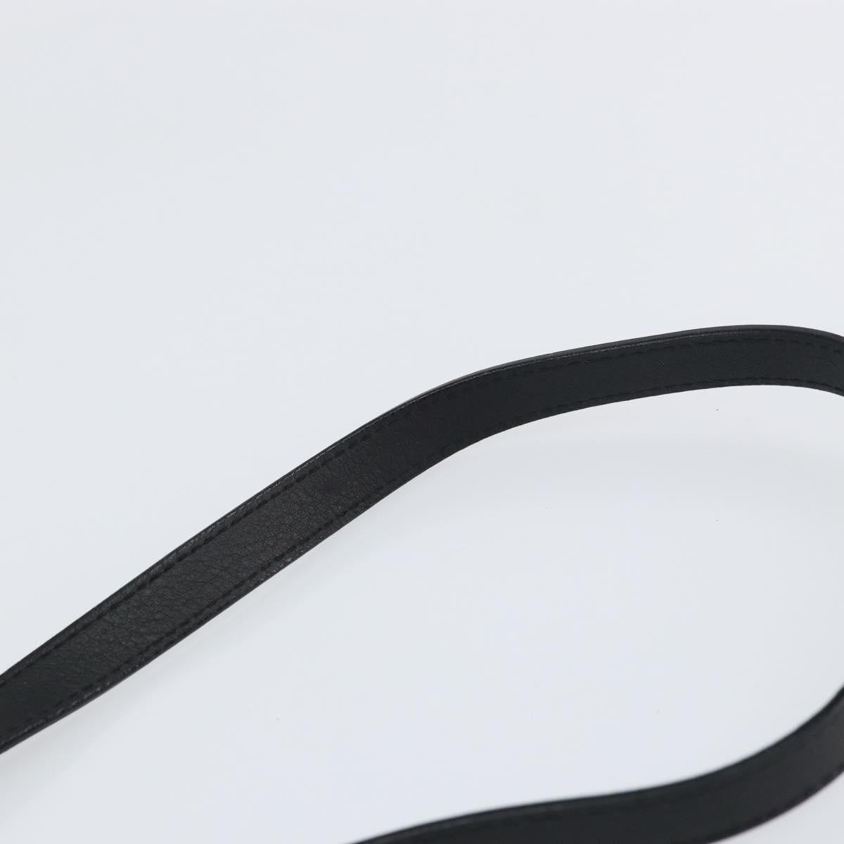 Salvatore Ferragamo Gancini Shoulder Bag Leather, BLACK, LEATHER, Shoulder bag