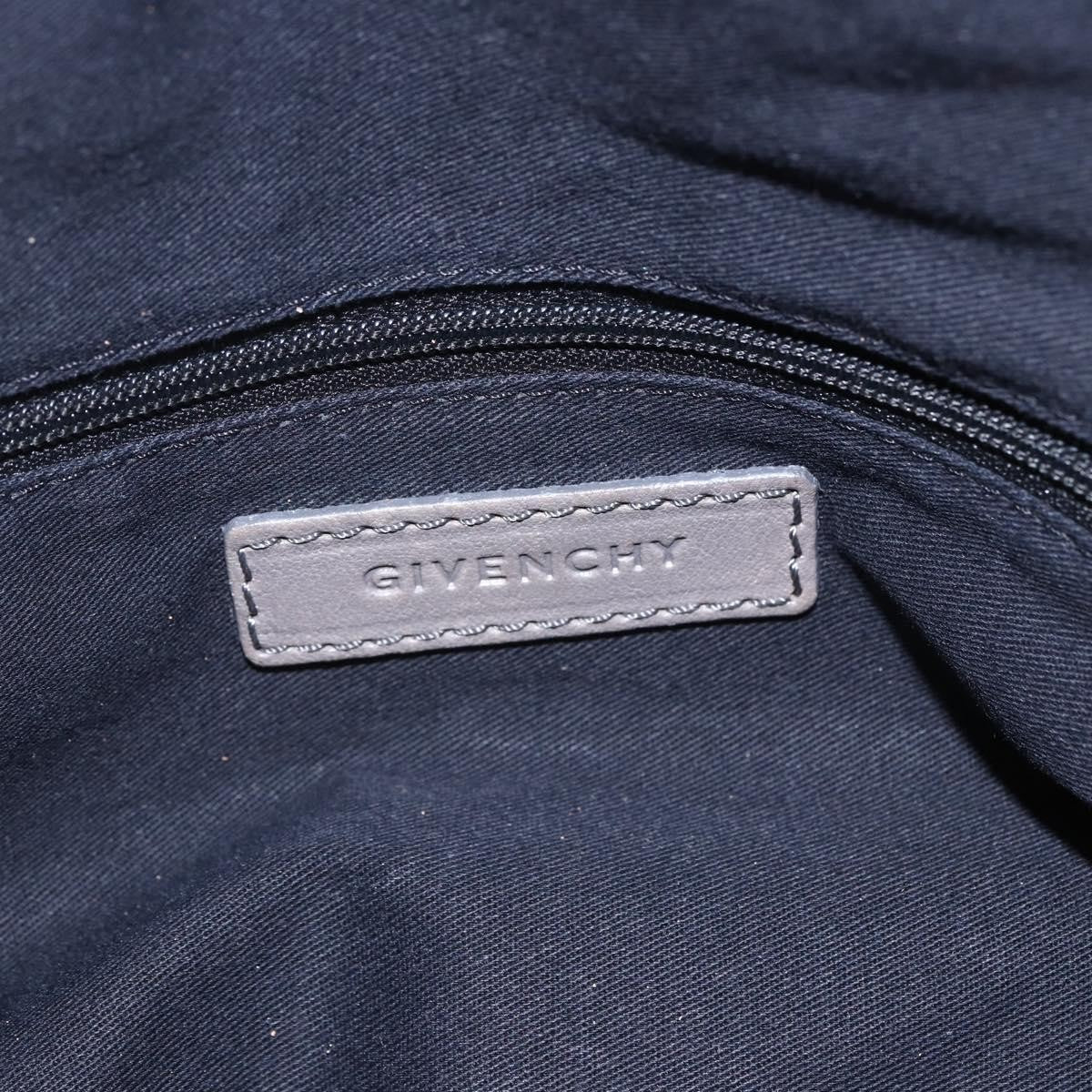 Givenchy Nightingale Satchel Leather, GRAY, LEATHER, Handbag