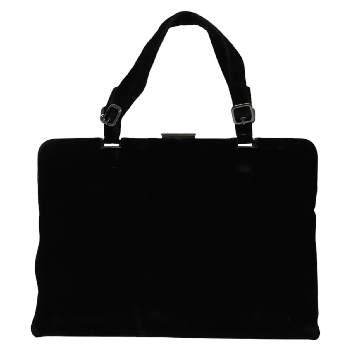 Prada Vintage Handbag Tessuto, BLACK, VELVET, Handbag