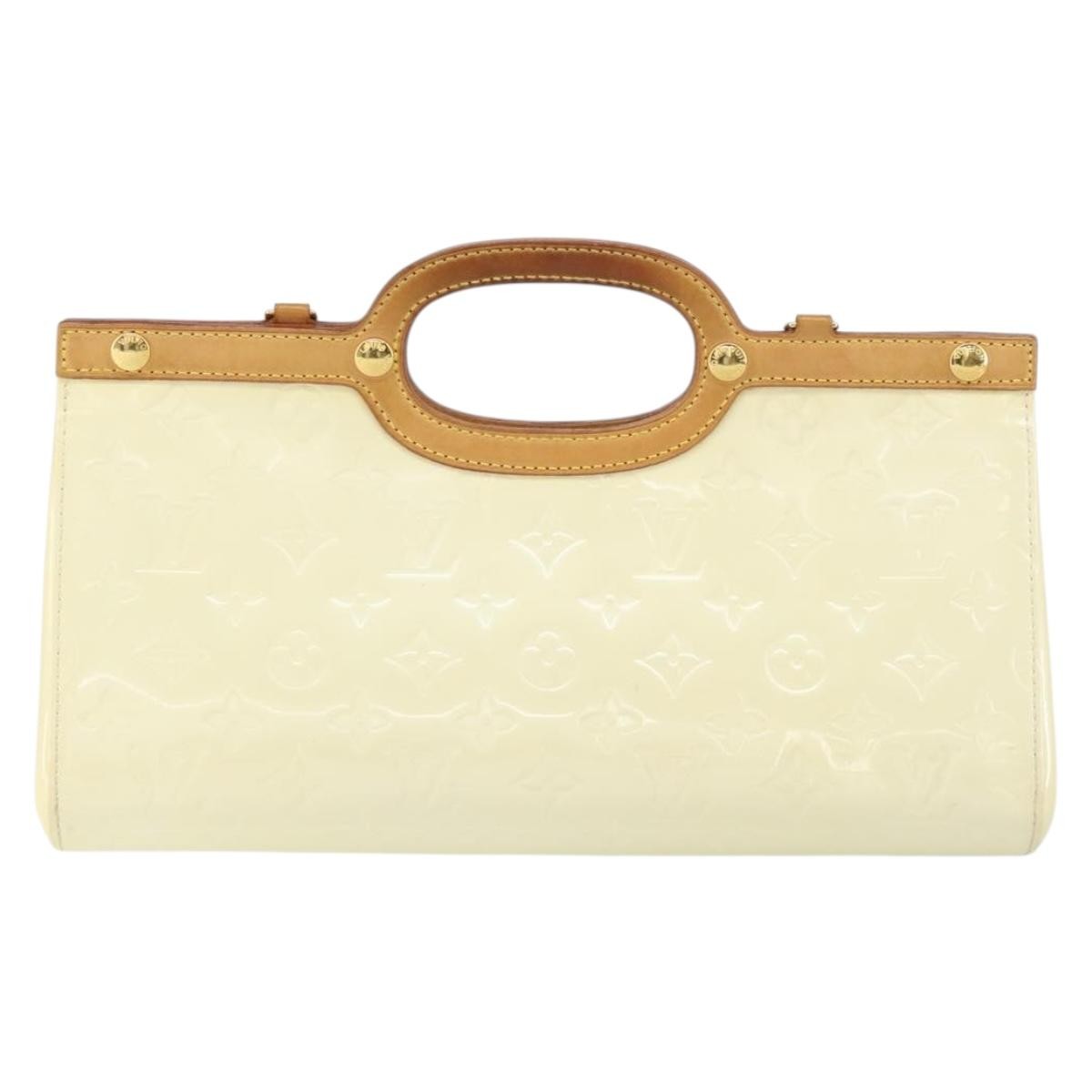 Louis Vuitton Roxbury Drive Handbag Monogram Vernis, BEIGE, PATENT_LEATHER, Handbag