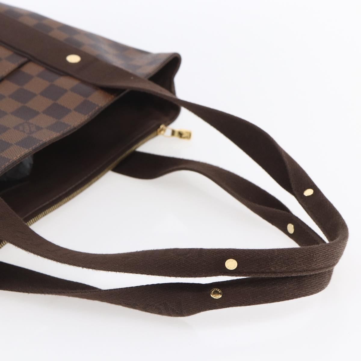 Louis Vuitton Cabas Beaubourg Damier, BROWN, CANVAS, Tote bag