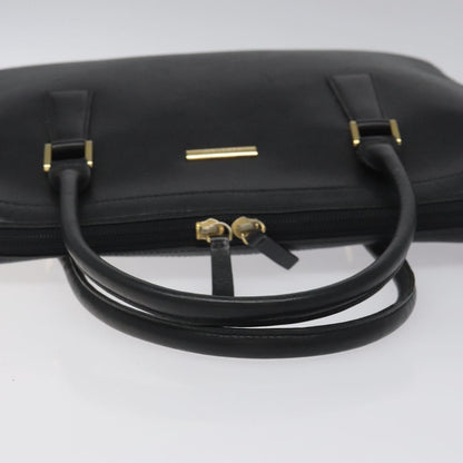 Burberry Vintage Handbag Leather, BLACK, LEATHER, Handbag