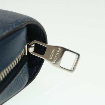 Louis Vuitton Zippy XL Taiga Leather, Navy, Leather, Wallet