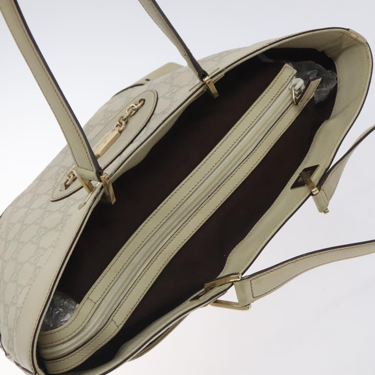 Gucci GG Canvas Bag Canvas, WHITE, CANVAS, Tote bag